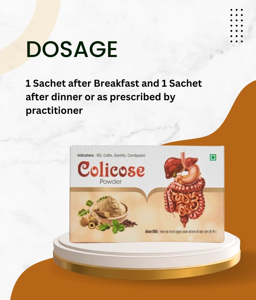 Colicos powder Dosage
